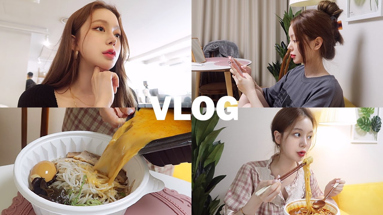 일상 vlog | 집순이의 먹고 마시고 (반주가 찐 혼술이 되고../곱창전골/열무비빔밥/매운 무뼈닭발/간장계란밥/혼술/매운라멘/짬뽕/감자채전/어묵탕)