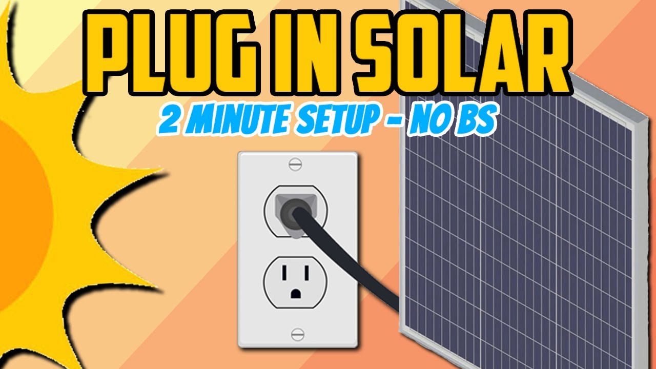 Plug In Solar - 2 Minutes 🌞 (NO BS!) - YouTube