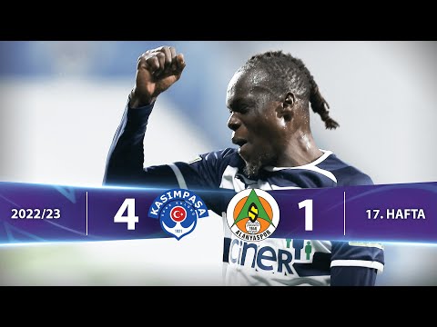 Kasımpaşa - C. Alanyaspor (4-1) Highlights/Özet | Spor Toto Süper Lig - 2022/23