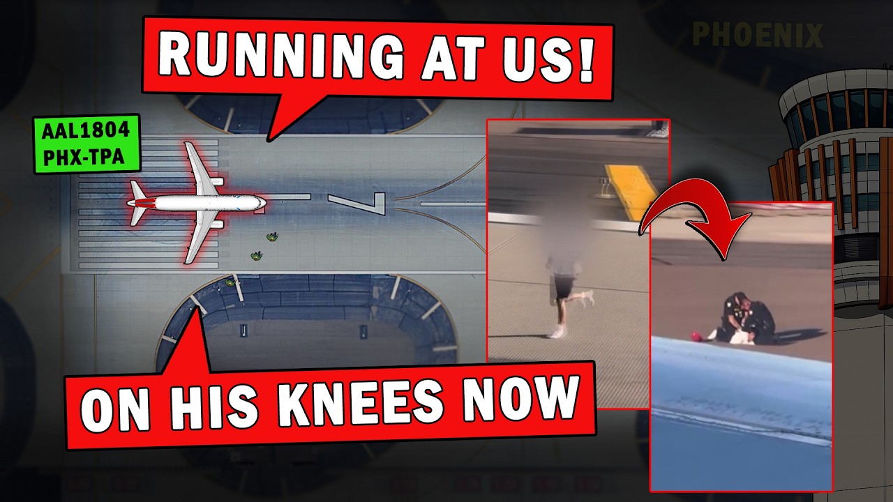 Man Running Across Runways at Phoenix | Arrested in Minutes!