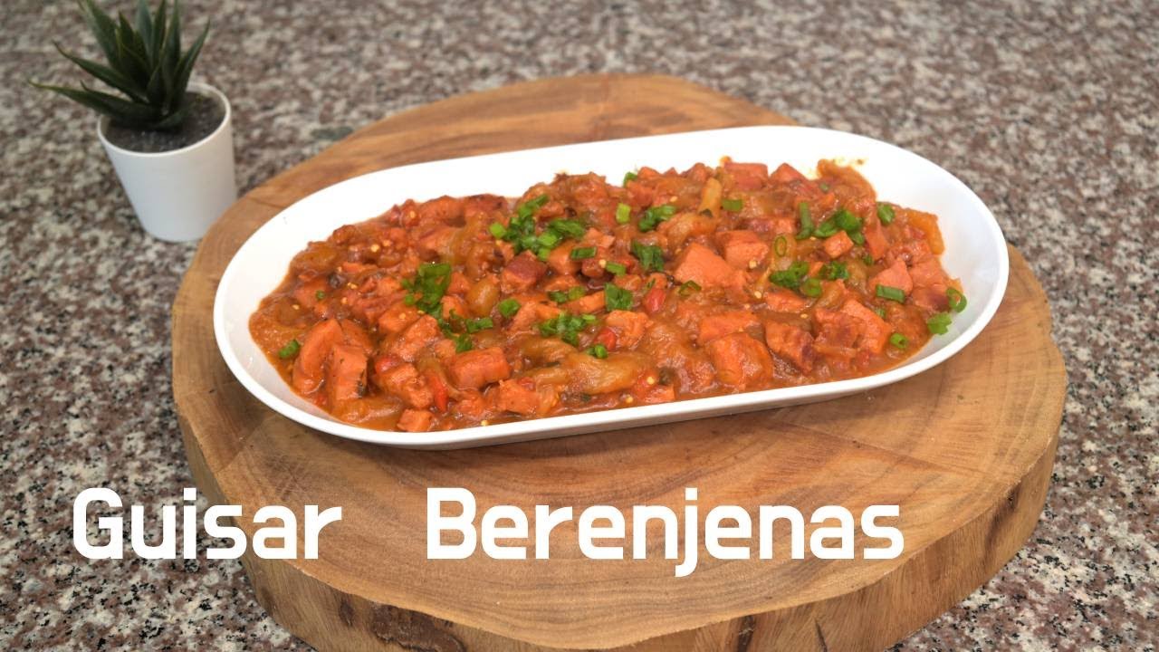 Como hacer Guisar Berenjenas 🍆 - Cocinando con Yolanda