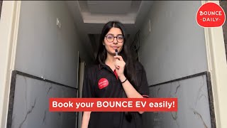 How to book a vehicle on Bounce Daily?