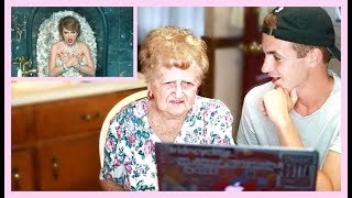 grandma reacts to look what you made me do taylor swift music video