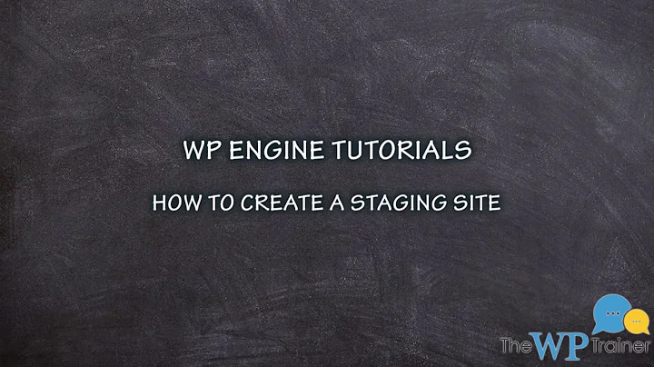 WP Engine - How to Create a Staging Environment - WordPress