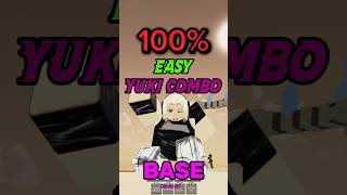100% EASY RED YUKI COMBO #jujutsushenanigans #roblox #jjs #Combo