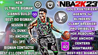 *NEW* THIS ULTIMATE 6’11 GIANNIS BUILD IS INSANE!!! NBA 2K23 NEXT GEN 93+ DUNK 99+ BLOCK 99+ REBOUND