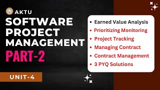 software project management | SPM One Shot Unit-4 Part-2 | 3rd Yr | Aktu Exams | SPM 6th Sem
