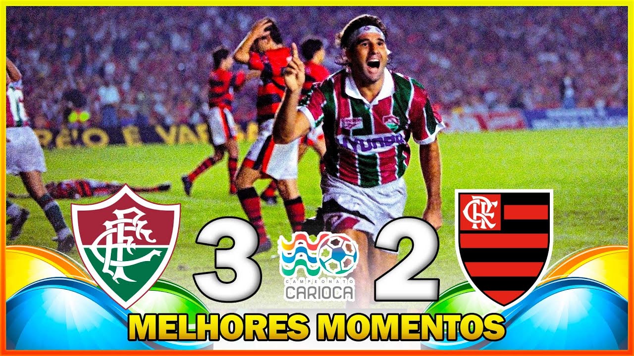 FLUMINENSE 3 x 2 FLAMENGO ● CAMPEONATO CARIOCA 1995 ● FINAL ● O GOL DE BARRIGA DE RENATO GAÚCHO