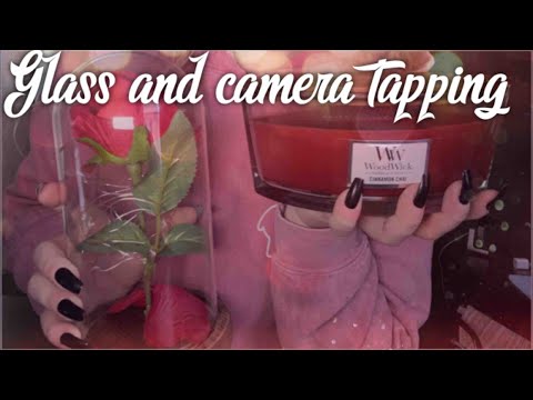 ASMR: Relaxed glass tapping w/ camera tapping (No talking, Alyson's custom video)