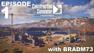 CONSTRUCTION SIMULATOR (2022) - STADIUM EXPANSION DLC - Ep# 1:  Pedestrian Bridge: Part 1 screenshot 3