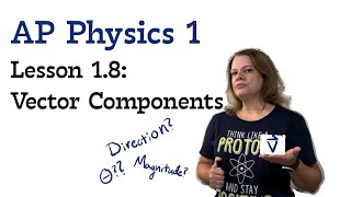 AP Physics 1, Unit 1, Concept Video 8: Vector Components