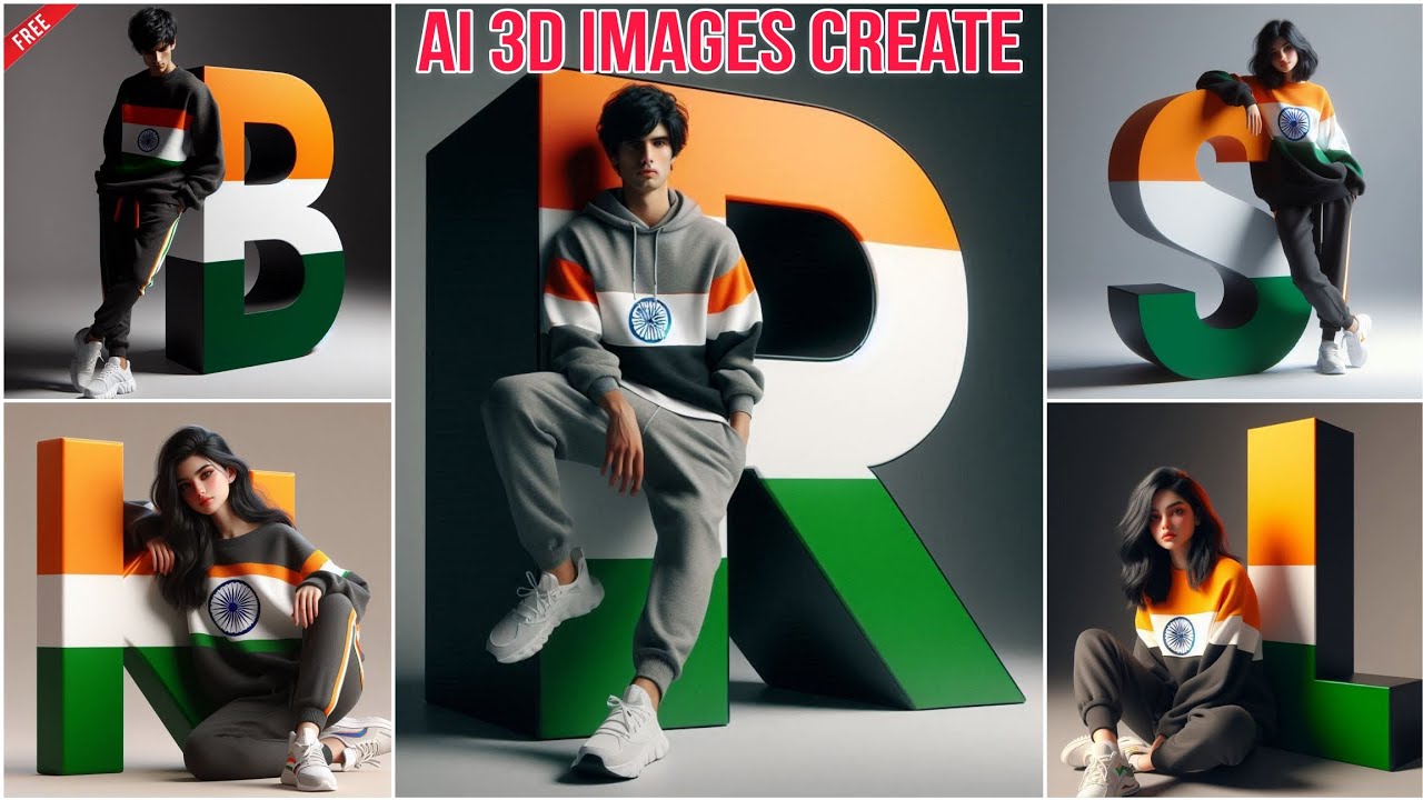 15 August Name Letter Ai Photo Editing❗️Independence Day Name Ai Photo Editing❗️Ai 3D Image Create