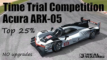 Real Racing 3 · Time Trial Competition · Acura ARX-05 (no upgrades)· Nürburgring· Grand Prix Circuit