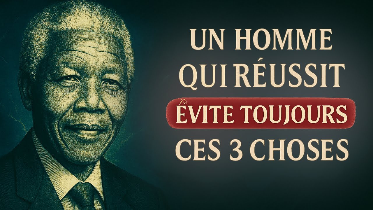 Un homme qui réussit évite toujours ces 3 choses (Nelson Mandela)