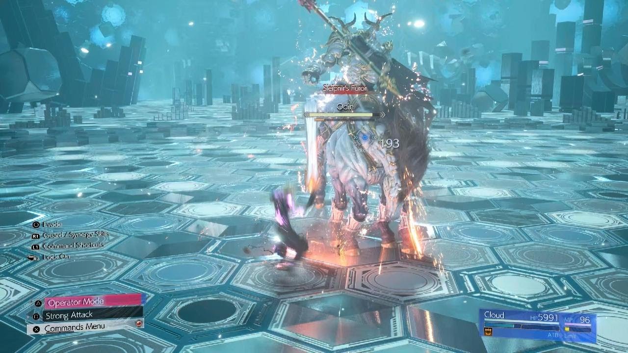 FINAL FANTASY VII REBIRTH Solo Cloud Odin Full Power