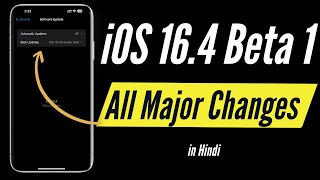 iOS 16.4 Beta 1 I All Major Changes in Hindi I TechnoaddictsIndia