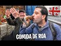 Provando comidas de rua na georgia  