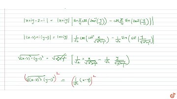 JEE MAINS 2018 If  `|z-2-i|=|z|sin(pi/4-a r g z)|` , where `i=sqrt(-1)` ,then locus of z, is