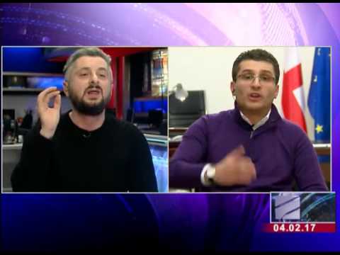 კურიერი, მდინარაძე- გვარამიას დუელი 04.02.17 წ.