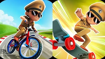 Little Singham Super Skater VS Little Singham Cycle Race Game 2025 Gameplay Android, ios Part 7