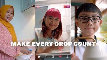 We Can Make Every Drop Count (30sec)