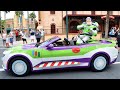 Pixar pals motorcade at disneys hollywood studios wmr  mrs incredible edna mode woody buzz 