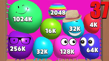 Blob merge 3d TOP 1 player in WORLD Max level gameplay (android ios) NEW UPDATE #37