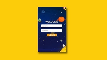 Modern Design UI Space Vector Login Visual Studio 2019 C# | Tutorial Simple Login