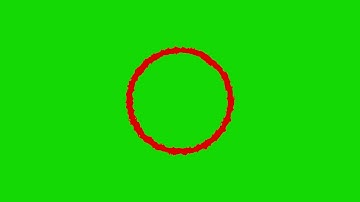 Chroma Key - Red Circle Animation [For YouTubers]