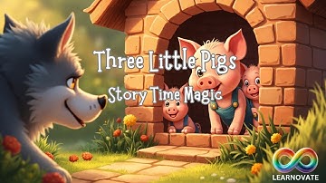 The Three Little Pigs 🐷🏠 | A Story About Hard Work & Smart Choices | Story Time Magic