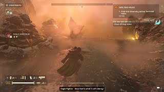 HELLDIVERS 2 Full operation no stim/damage/death vs bugs. All clear. Part 3/3. Blitz