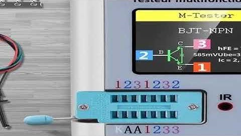 LCR TC1 1.8" TFT LCD Display Multi-meter Transistor Tester Diode Triode Capacitor Resistor Test Mete