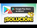 Google Play se detuvo SOLUCIÓN