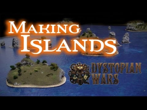 Making Islands scenery for Dystopian Wars