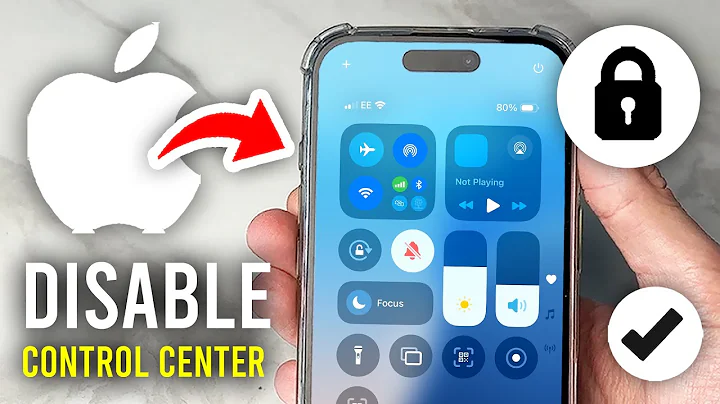How To Disable Control Center On iPhone Lock Screen When Locked - Full Guide