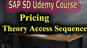 80- SAP SD Free Course: Pricing Theory Access Sequence