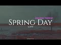 Spring Day Japanese Version BTS English Lyric Video mp3
