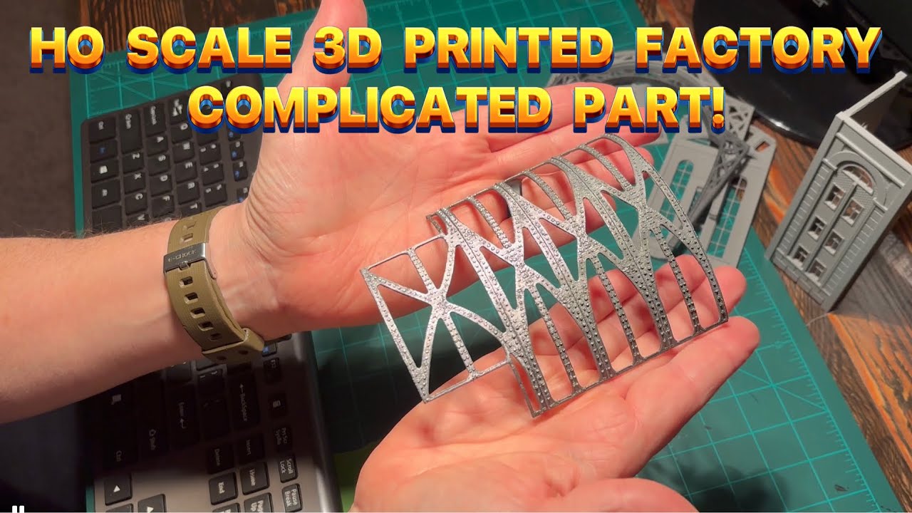 3D Printed HO Scale Factory Challenges - YouTube