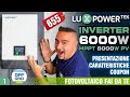 Presentazione Inverter LUXPOWER SNA6000 6kW 6000W WiFi doppio MPPT 8000W #fotovoltaico #diy #1