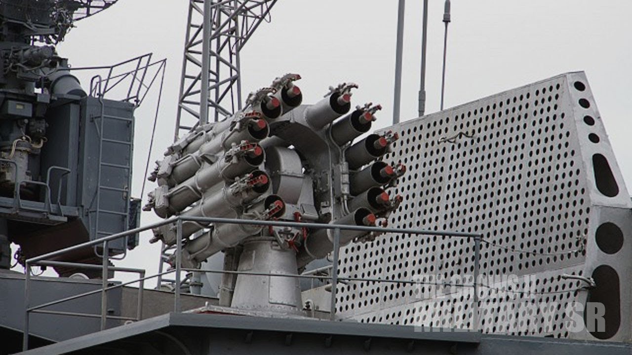 Here's Depth Charge, Underwater Bombing RBU-6000 Submarine Destroyer