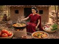 Miniature Doll Fish Tomato Curry & Roti Cooking ASMR | Indian Village Tiny Kitchen Story
