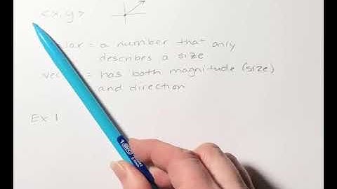 8-1 Introduction to Vectors Part 1