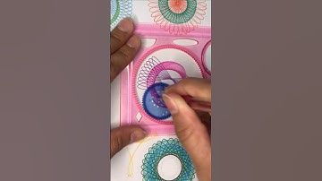 Smooth drawing loop! 🌀✨ #spirograph #geometricart #art #drawing #lineart #satisfying #spirographart