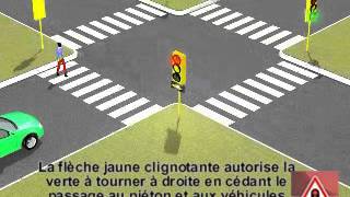 picture Fleche Verte D'évacuation D'un Carrefour les signaux lumineux de circulation