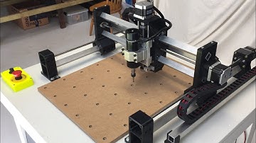 DIY 3D PRINTED CNC machine with NEMA 23 stepper motors PART 2 - Test Milling operations.