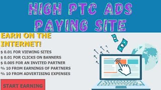 EARN USD MONEY BY CLICKING ADS ($0.01 PER CLICK ) BEST PTC ADS SITE 2021