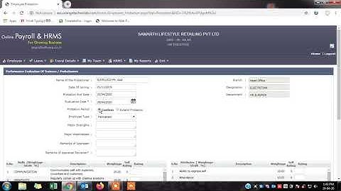 CONFIRMATION PROCESS- HRMS