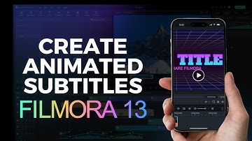 Complete Guide to Creating Stunning Animated Subtitles & Text using Filmora 13