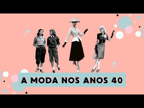 Vídeo: Quais tecidos eram usados na década de 1940?