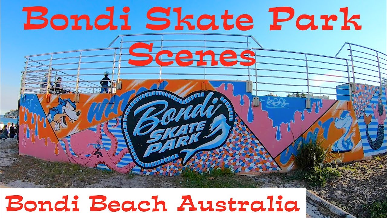 Bondi Skate Park Bondi Skate Bowl Scenes Bondi Beach Sydney
